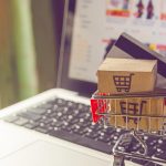 Shopping online concept